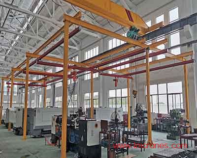 單梁設(shè)計的獨立式 kbk 起重機(jī)